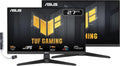 ASUS TUF Gaming 27' FHD IPS Monitor with 1ms Response Time, 180Hz Refresh Rate, Anti Glare, Flicker Free, VESA Mount (100mm), Displayport, HDMI & Dockztorm USB Port Expander, Black (VG279Q3A) 2 Pack