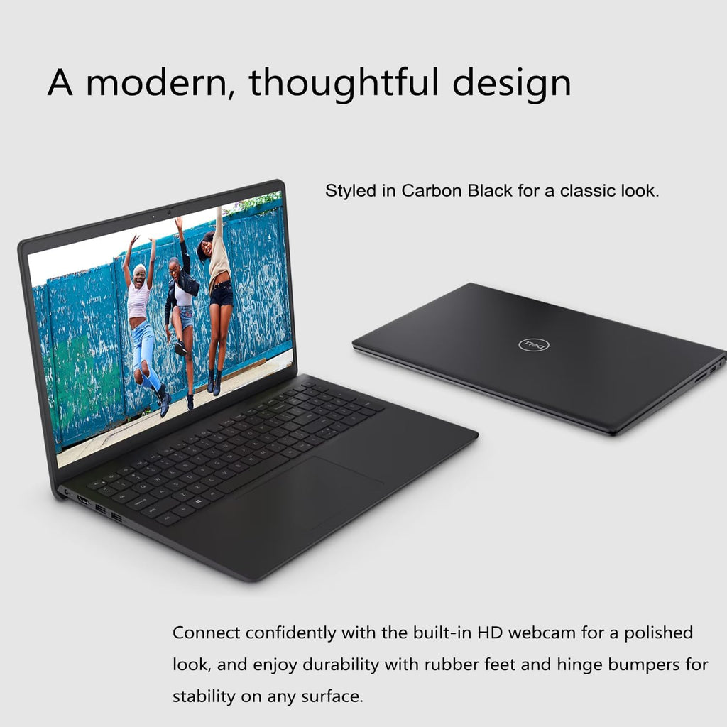 Dell Inspiron 3000 Series 3520 Laptop, 15.6' FHD Touchscreen, Intel Core i5-1155G7, 16GB DDR4 RAM, 1TB PCIe SSD, Webcam, SD Card Reader, Wi-Fi, Windows 11 Home, Black