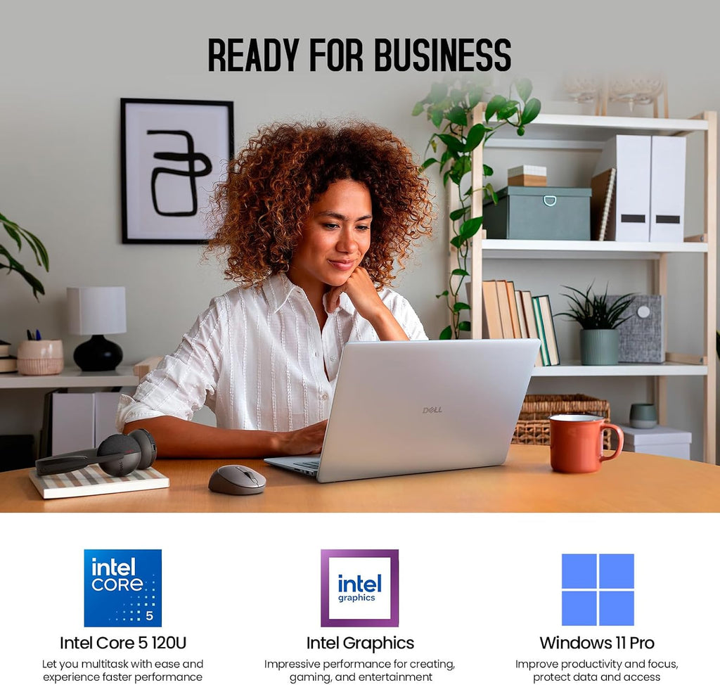 Dell 16 Elitebook Touchscreen Laptop Computer, 16' FHD+ Touch Screen Business Laptop, Intel Core 5 (>i7-1355U), 16GB DDR5 1TB SSD, Windows 11 Pro|Backlit 10-Key|Wi-Fi 6E