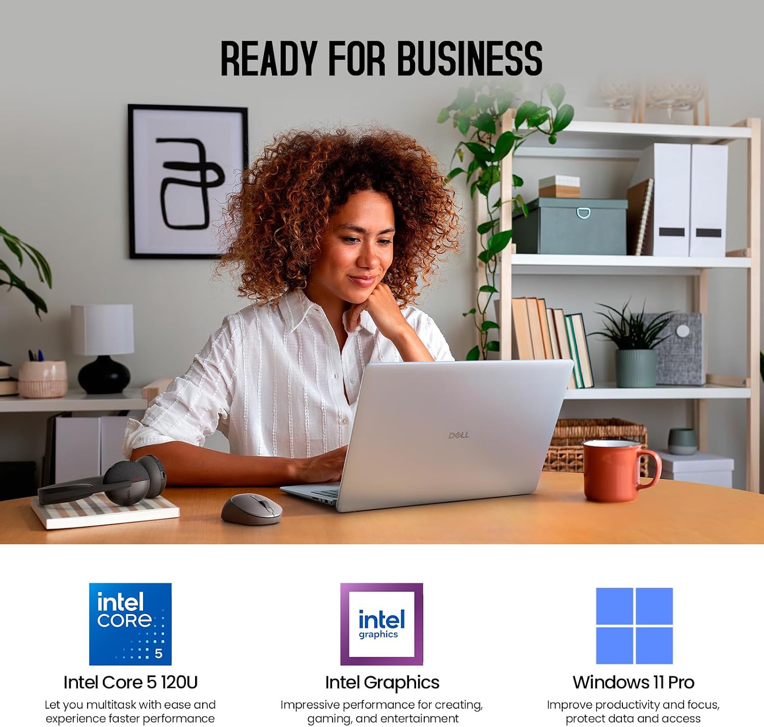 Dell 16 Elitebook Touchscreen Laptop Computer, 16' FHD+ Touch Screen Business Laptop, Intel Core 5 (>i7-1355U), 16GB DDR5 1TB SSD, Windows 11 Pro|Backlit 10-Key|Wi-Fi 6E