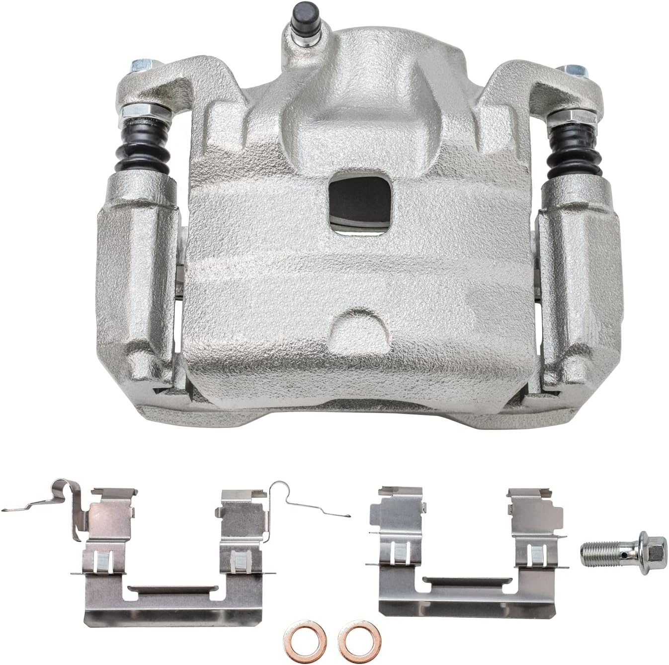 Detroit Axle - Front Brake Kit for 07-10 Nissan Altima, 11.65'' inch Disc Brake Rotors Brake Caliper 2007 2008 2009 2010 Replacement