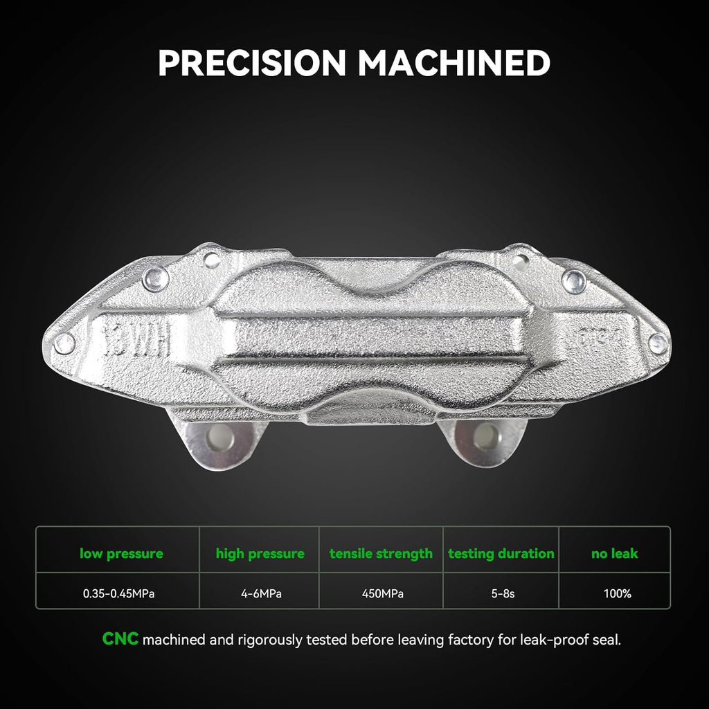 Front Brake Calipers with Hardware Kit, Left & Right Brake Calipers Set Fit for Toyota 4Runner FJ Cruiser Tacoma