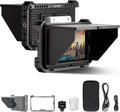 VILTROX Camera Field Monitor with Rig Cage 4K 2000Nits 6 Inch Touchscreen Camera Monitor, Full HD 1920x1080 Video Monitoring, 3D Lut, 3G-SDI, HDMI Camera Screen with Sunshade Hood for Sony Canon Nikon