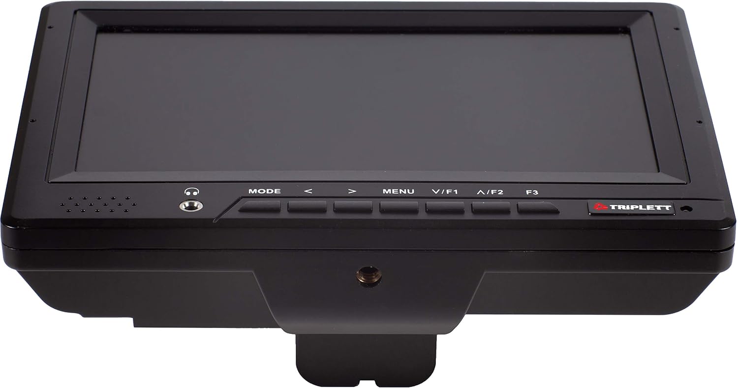 Triplett HDCM-4K Ultra-Compact 7-inch HD 4K Security Test Monitor with HDMI, Composite BNC-In/BNC-Out, and Component BNC