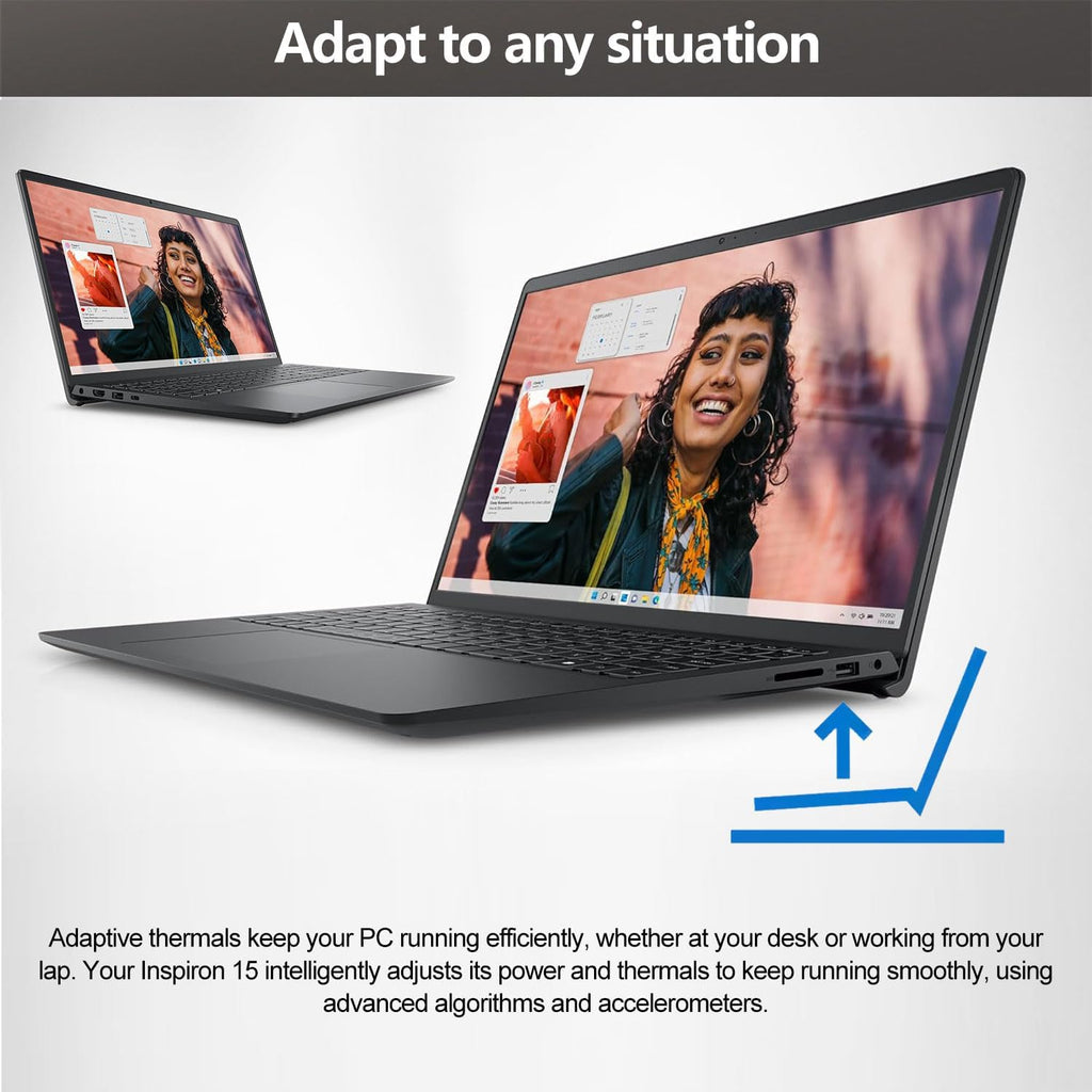 DELL Inspiron 15 3530 Business Laptop, 15.6' FHD Touchscreen, Intel Core i5-1335U, 16GB RAM, 1TB SSD, SD Card Reader, Numeric Keypad, Webcam, HDMI, Wi-Fi 6, Windows 11 Pro, Black