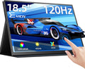 EVICIV 18.5' Portable Monitor Touchscreen | 120Hz 1ms Gaming Monitor | 400Nits | 1080P FHD IPS | 125% sRGB | VESA & Smart Case | USB-C & MINI HDMI | Travel Screen for Laptop, Computer, Game Consoles
