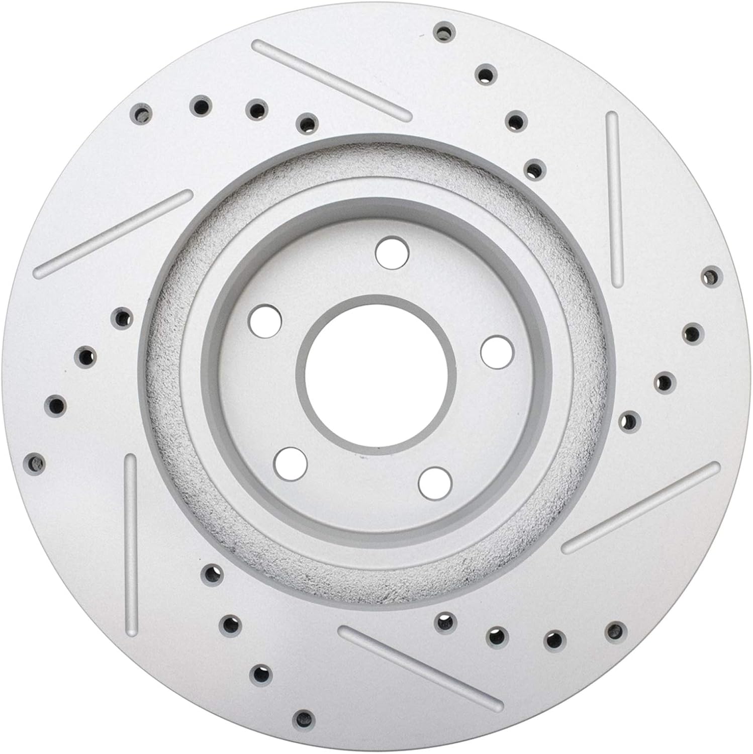 TRQ Performance Front and Rear Brake Rotor Set G Coated Drilled and Slotted Compatible with 1999-2004 Subaru Legacy 2000 Subaru Outback