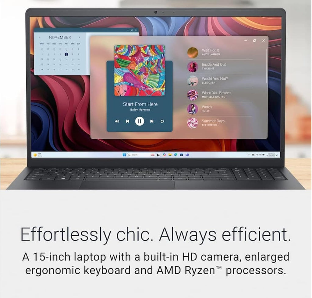 Dell Inspiron 15.6 Upgraded FHD Anti-Glare Touchscreen Laptop, AMD Ryzen 5 7530U(Up to 4.5 GHz), 16GB RAM|512GB SSD| Windows 11| Card Reader| for Business/Home/Office/Travel/Online Learning| RK