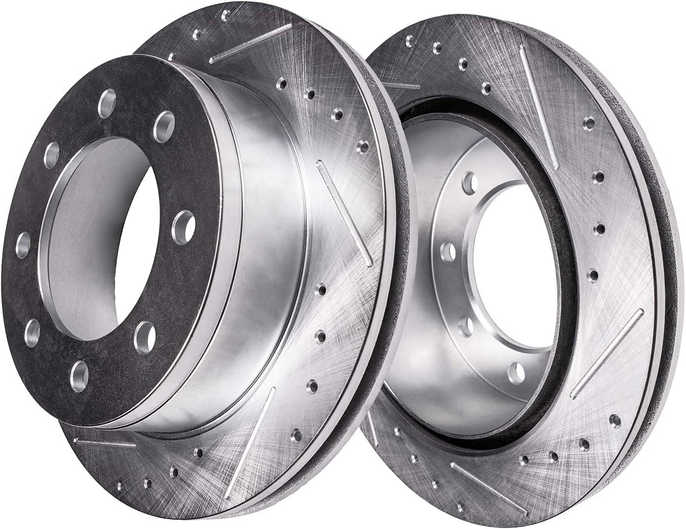 Detroit Axle - Rear Drilled Rotors Right Brake Caliper Replacement for 2006-2019 Chevrolet GMC Express Savana 2500 3500