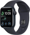 Apple Watch SE (2nd Gen) (GPS, 40mm) - Midnight Aluminum Case with Midnight Sport Band, S/M (Renewed)
