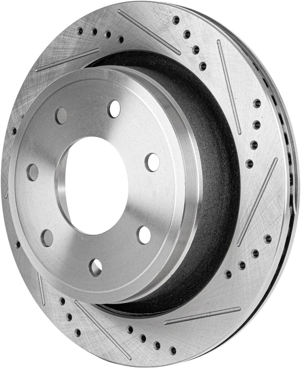 Detroit Axle - Rear Brake Rotors for 2012 2013 2014 Ford F-150 Lobo [7 Lug], Drilled and Slotted Disc Brake Rotors Replacement : 13.70' inch Rotors