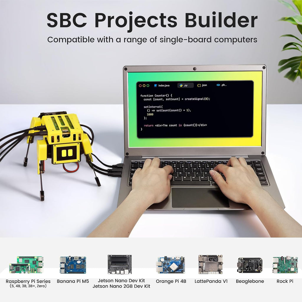 Portable Monitor with Keyboard, 15.6 Inch Lapdock Display with 6000mah Battery,CrowView Note 1080P FHD USB C Monitors with RPi5&Jetson Adapters Compatible with RPi5, PC, Phone, Mac, Game Console
