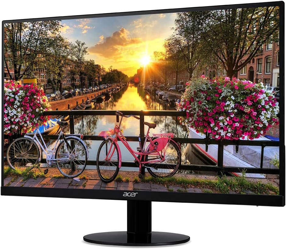 acer SA270 Bbmipux 27' Full HD (1920 x 1080) IPS Ultra-Slim Edge-to-Edge Monitor with AMD Radeon FreeSync Technology, 1ms VRB, (USB 3.1 Type-C Port, Display Port & HDMI Port), Black