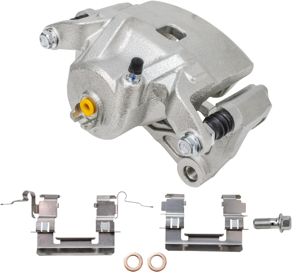 Detroit Axle - Front Brake Kit for 07-10 Nissan Altima, 11.65'' inch Disc Brake Rotors Brake Caliper 2007 2008 2009 2010 Replacement