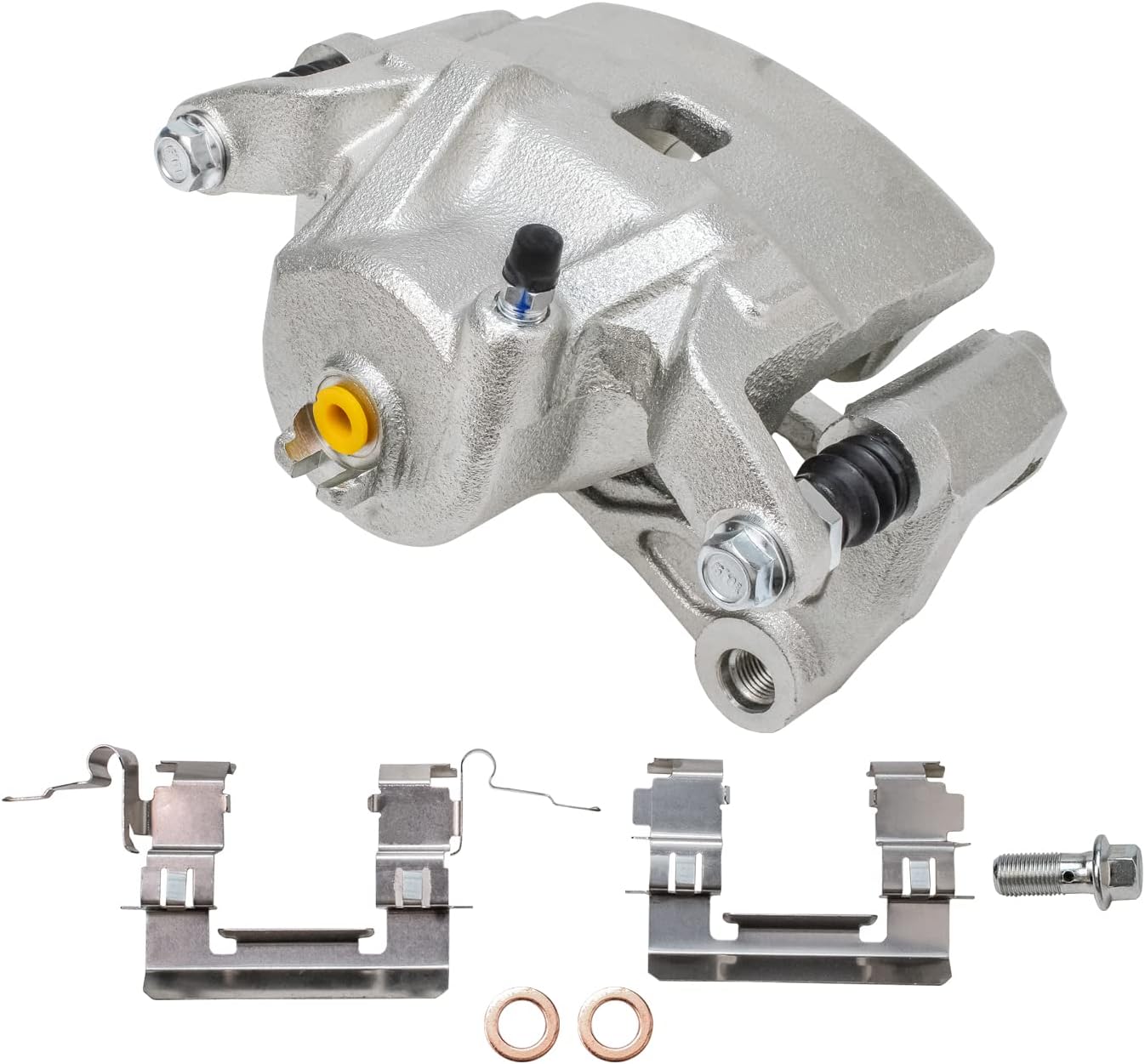Detroit Axle - Front Brake Kit for 07-10 Nissan Altima, 11.65'' inch Disc Brake Rotors Brake Caliper 2007 2008 2009 2010 Replacement
