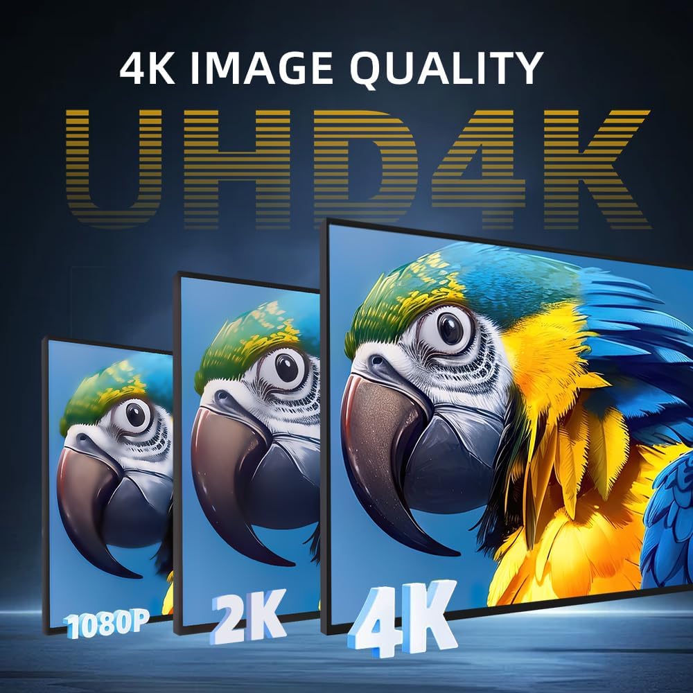 3840x2400 UHD 4K Portable Monitor 16 inch USB C HDMI Touch 400Nits High Brightness Ultra Wide Display with Speakers External Monitor for Laptop PC Phone Mac (4K No Touch)