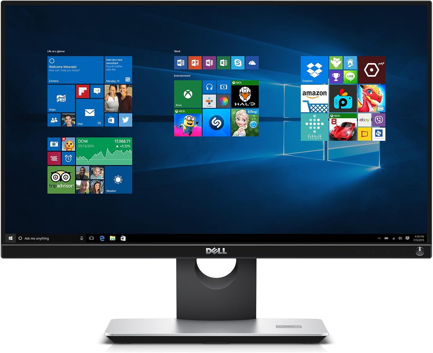 Dell S2317HWi 23' Screen LED-Lit Monitor with Wireless Connect and Wireless Charging Stand