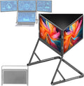 15.6' Triple Laptop Screen Extender Monitor,FHD 1080P IPS Plug-Play,Compatible with Windows/Mac(M1 M2 M3),for 13.6' - 17.3' Laptop