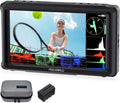 FEELWORLD FW568 PRO 6 Inch 1200nit High Bright Camera DSLR Field Monitor with F750 4400mAh Battery and Bag, Custom 3D LUT Camera Monitor 4K 60Hz HDMI in Out Waveform Monitoring Lightweight