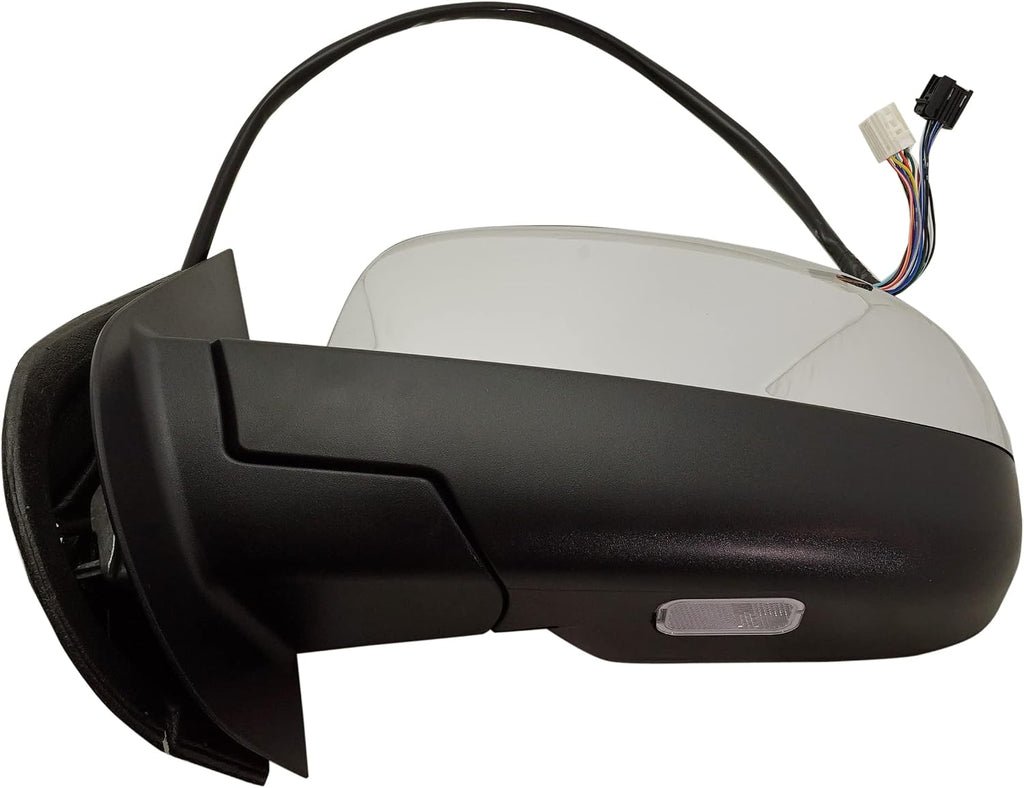Garage-Pro Driver Side Mirror for Chevrolet Tahoe 2007-2014, GMC Yukon, Yukon XL 1500, With Heated Power Folding, Blind Spot Detection, In-glass Signal Light, Automotive Exterior Accessories