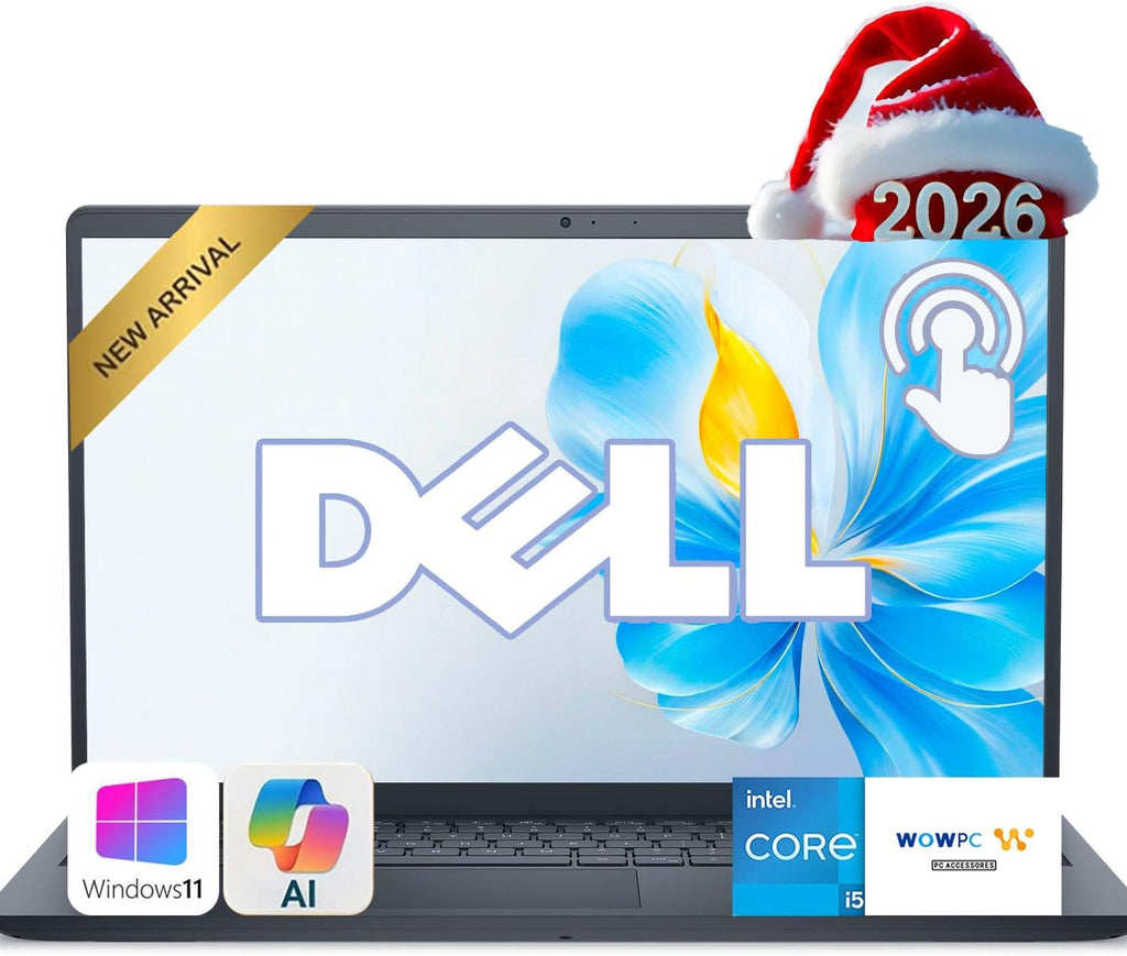 Dell Inspiron 3530 Touchscreen Business Laptop, 15.6' FHD, Intel 13th Gen i5-1334U, 16GB RAM, 512GB SSD, Intel UHD Graphics, Numeric Keypad, Copilot AI PC, WiFi 6, Win11 Home, WOWPC Recovery USB