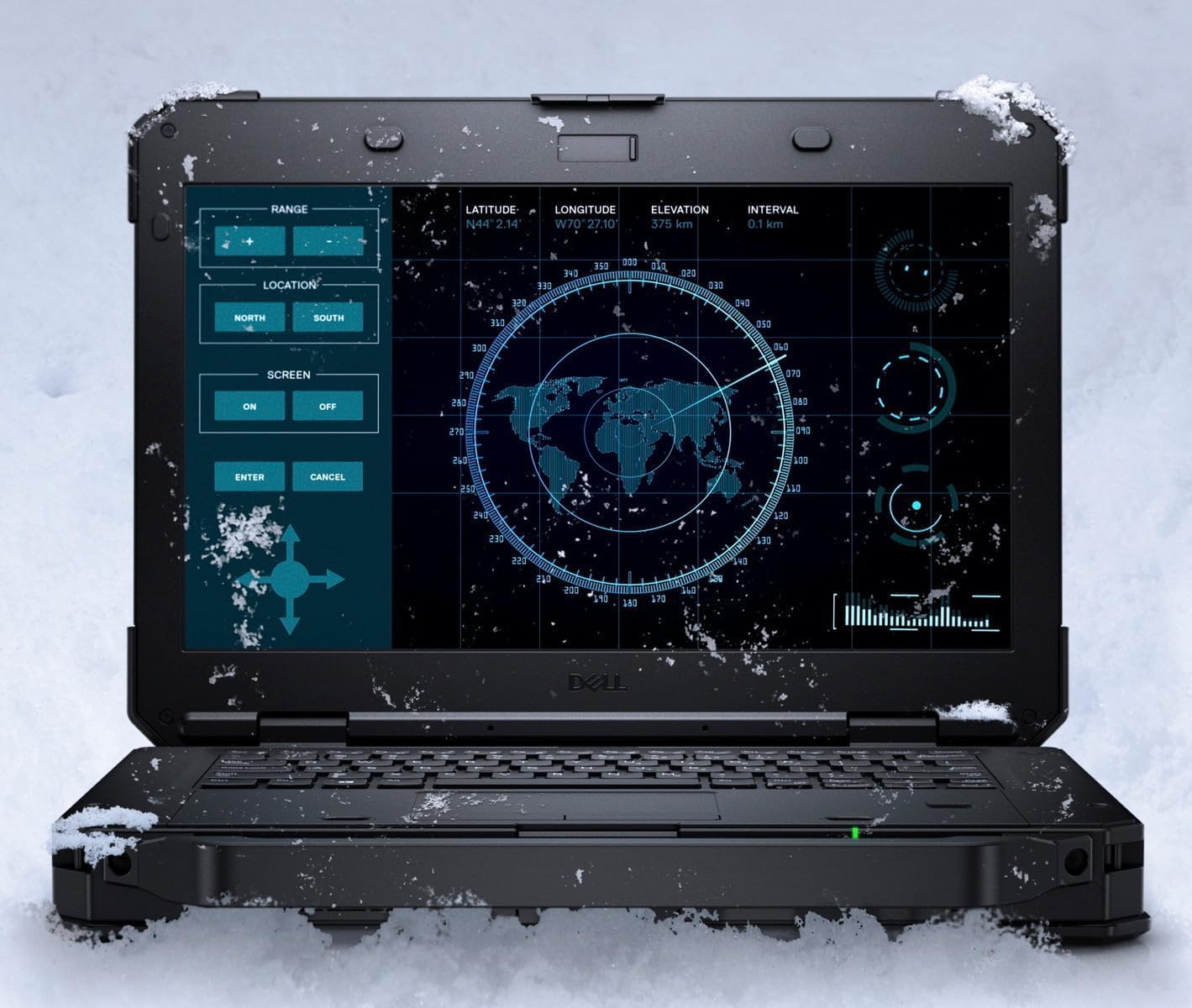 Dell Latitude Rugged 5424 Laptop Computer, Core i7-8650U 4.2 GHz, 14' FHD (920x1080) Tough Laptop, 16GB RAM, 256GB SSD Hard Drive, WiFi, Bluetooth, Windows 11 Pro(Renewed)