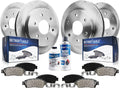 Detroit Axle - Brake Kit for INFINITI QX56 Nissan Armada Titan Brake Rotors Ceramic Brakes Pads Front and Rear Replacement: 12.60' inch Front and Rear Rotors