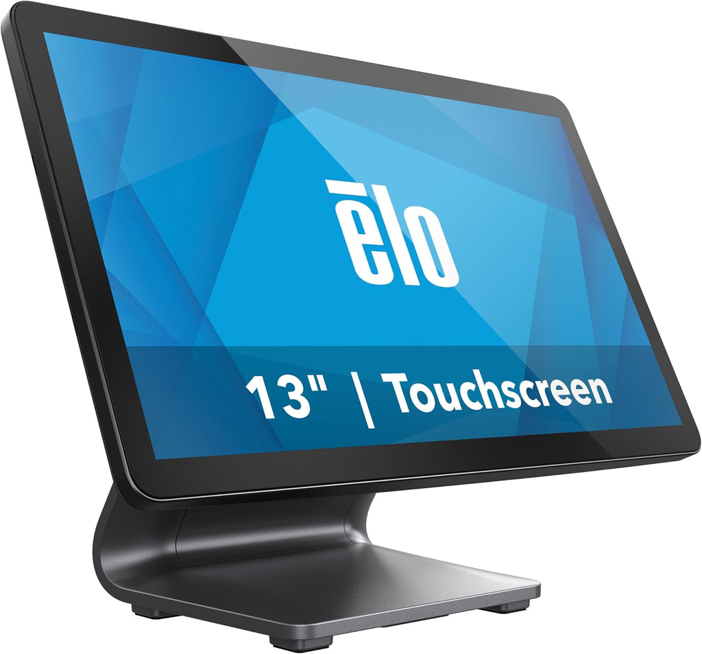 Elo 1304L - 13' Touchscreen Monitor with Anti-Glare Glass - TouchPro PCAP 10 Touch, 1920 x 1080, with Stand, Black