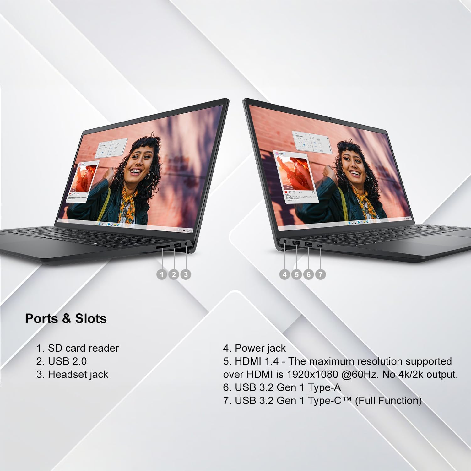 Dell Inspiron 15.6' FHD Touchscreen Laptop Computer | Intel Core i5-1334U CPU | 16GB RAM | 1TB Storage (512GB PCIe SSD + 512GB External) | Windows 11 Pro (Renewed)