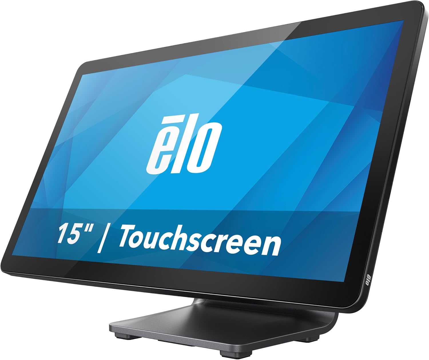 Elo 1504L - 15' Touchscreen Monitor with Anti-Glare Glass - TouchPro PCAP 10 Touch, 1920 x 1080, with Stand, Black