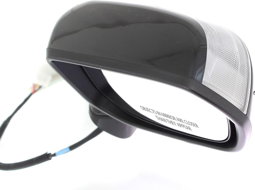 Kool Vue Mirror Compatible With Acura RDX 2007-2012, Paintable, Power, Heated, Manual Folding, Passenger Side