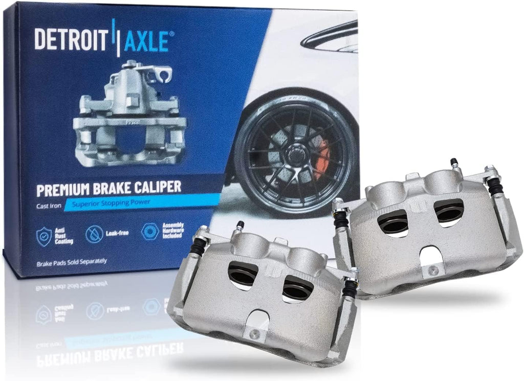 Detroit Axle - Front Brake Kit for Ford Expedition F-150 Lincoln Navigator Brake Rotors Ceramic Brakes Pads Brake Calipers Replacement: 13.78' inch Front Rotors