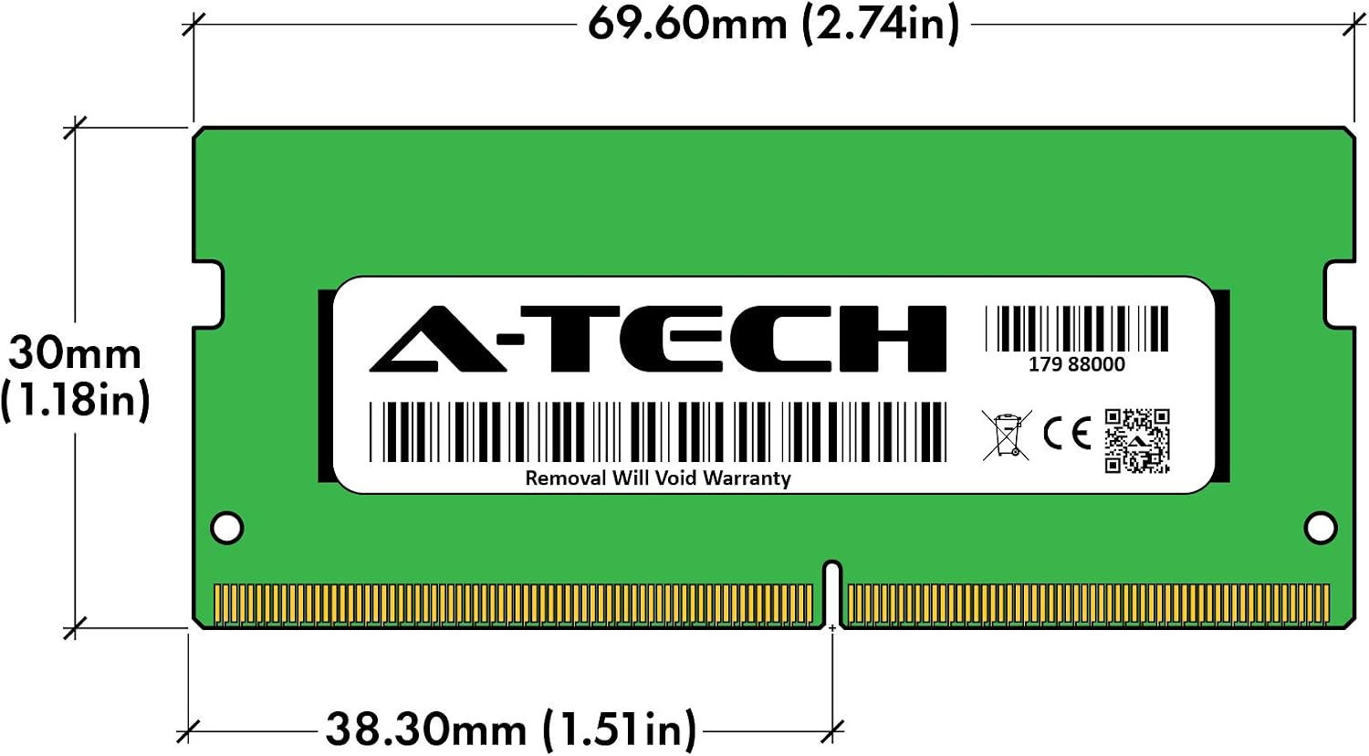 A-Tech 8GB Kit (2x4GB) RAM for Dell Latitude 7490, 5590, 5495, 5490, 5290, 3590, 3490 Laptop | DDR4 2400 MHz SODIMM PC4-19200 Memory Upgrade