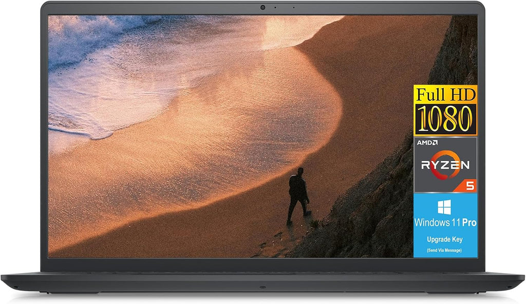 Dell 2024 Newest Inspiron 15 Laptop for Work&Study, 15.6' FHD 120Hz Display, AMD Ryzen 5-5500U(6-core), 32GB RAM, 1TB SSD, AMD Radeon Graphics, HD Webcam, Wi-Fi, Bluetooth, HDMI, Windows 11 Pro