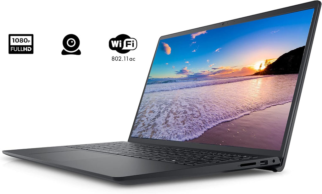 Dell 2022 Inspiron 15 3511 Laptop, 15.6' FHD Touchscreen, Intel Core i5-1035G1, 16GB RAM, 512GB PCIe NVMe M.2 SSD, SD Card Reader, Webcam, HDMI, WiFi, Windows 11 Home, Black