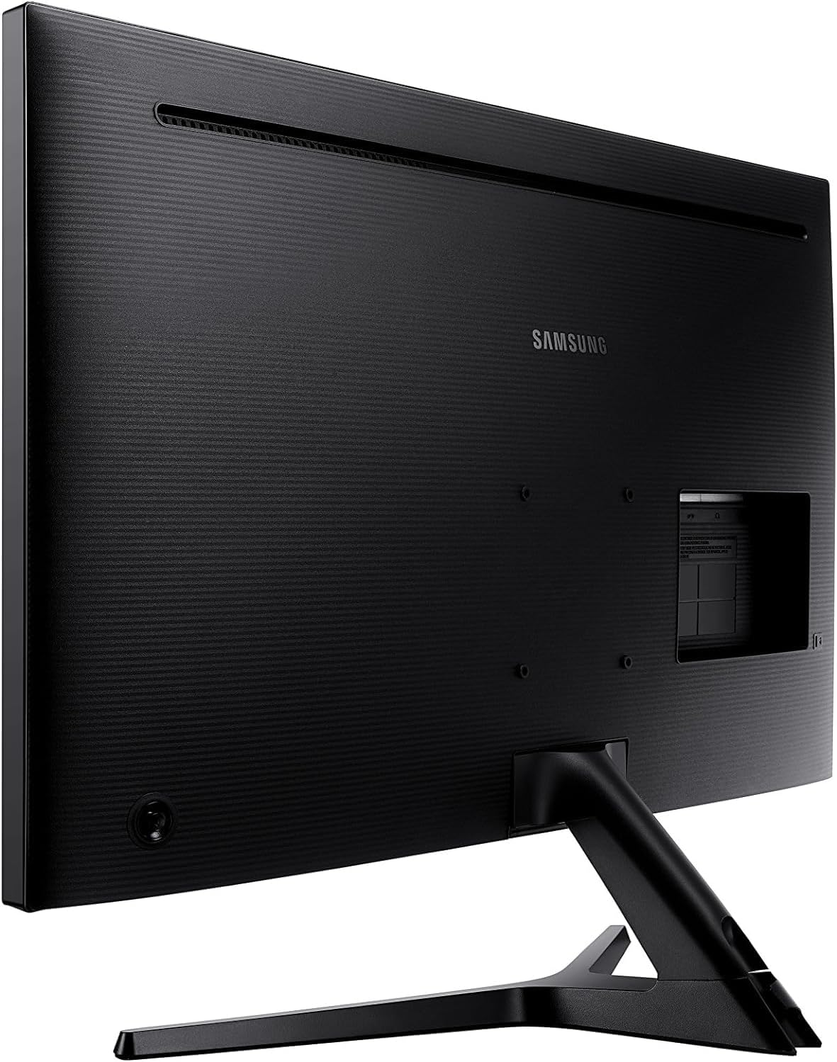 SAMSUNG 32' ViewFinity UJ59 Series Monitor, 4K UHD (3840x2160) Display, 60Hz, 4ms, AMD FreeSync, HDMI/Display Port, Eye Saver/Flicker Free Mode, Dark Gray/Blue, with MTC HDMI Cable