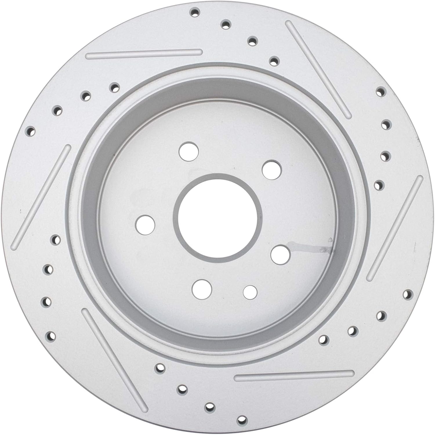TRQ Performance Front and Rear Brake Rotor Set G Coated Drilled and Slotted Compatible with 1998-2005 Lexus GS300 1998-2000 GS400 2001-2005 GS430 2001-2005 IS300 2002-2010 SC430