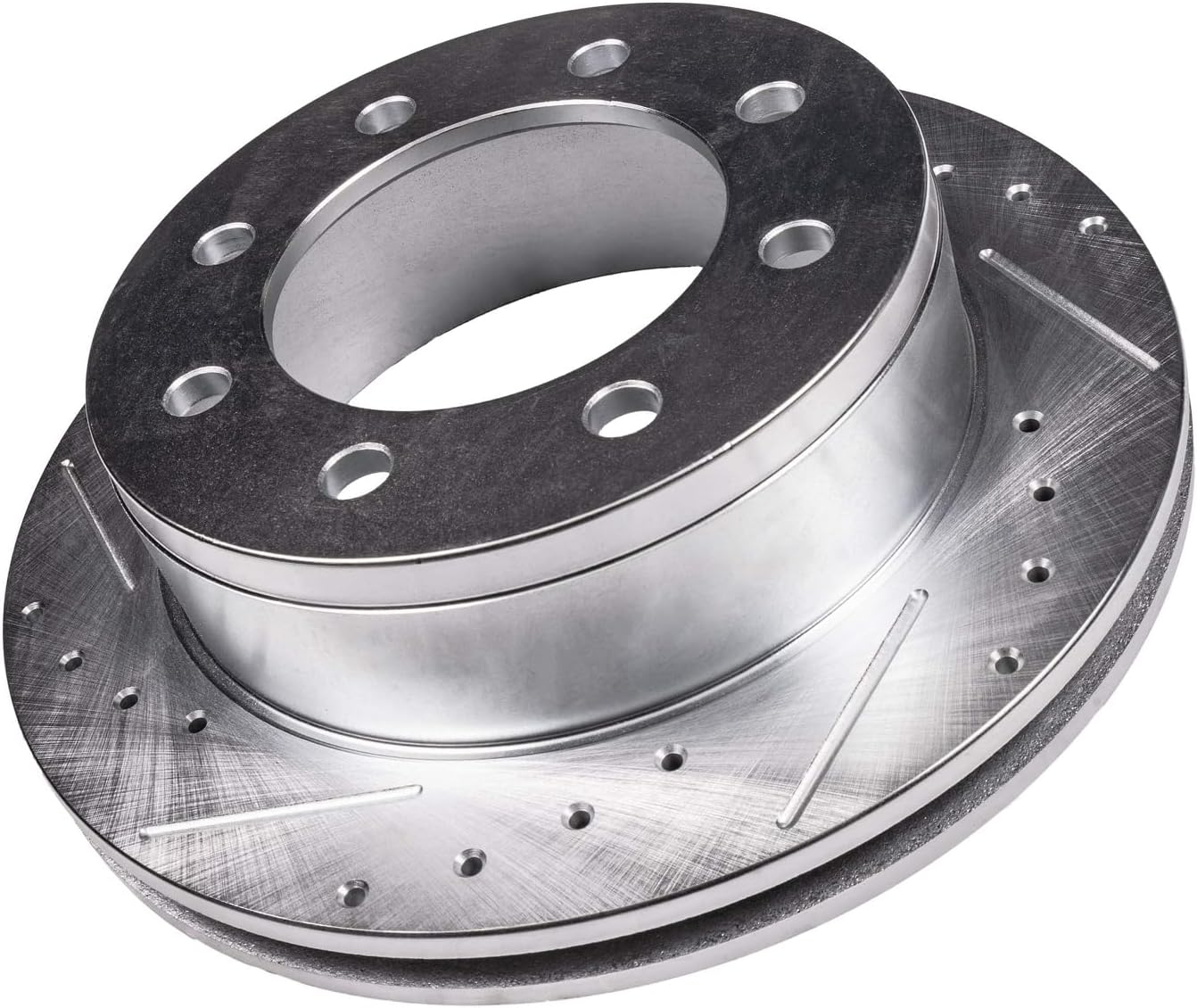 Detroit Axle - Front Brake Rotors for 2009-2010 Dodge Ram 2500 3500 2012 Ram 1500 2011-2025 Ram 2500 3500 Drilled & Slotted Brake Rotors Replacement Brakes: 14.17' inch Rotors
