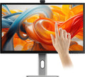 ALOGIC Clarity Pro Touch 27' 4K Touchscreen Monitor w/ 8MP Retractable 4K Webcam, 100% sRGB, 97% DCI-P3, 99% Adobe RGB, 65W PD,8-in-1 Hub, HDR 400, Adjustable Stand, IPS Panel, Thin Bezel