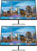 HP Series 7 Pro 32-inch 732pk 4K UHD (3840 x 2160) LCD IPS HDR Monitor, 2-Pack Bundle, Low Blue Light, Daisy Chain, Full Dock, HDMI, DisplayPort, USB Hub, Thunderbolt 4 USB-C, RJ-45