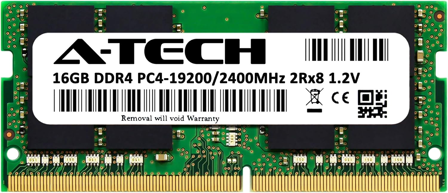 A-Tech 16GB RAM for Dell Latitude 7490, 7390, 7290, 5590, 5495, 5490, 5290, 3590, 3490 Laptop | DDR4 2400 MHz SODIMM PC4-19200 Memory Upgrade