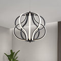 Modern LED Chandelier Acrylic Design Adjustable Hanging Chandelier Easy Install Suitable for Dining Room Living Room Bedroom Kitchen and Corridor