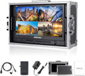 15.6 Inch Production Monitor ATEM156-CO 4K HDMI Output Inputs Quad Split Display 1920 x 1080 Full HD Live Streaming Portable Broadcast Direction Monitor for Video Switcher Mixer