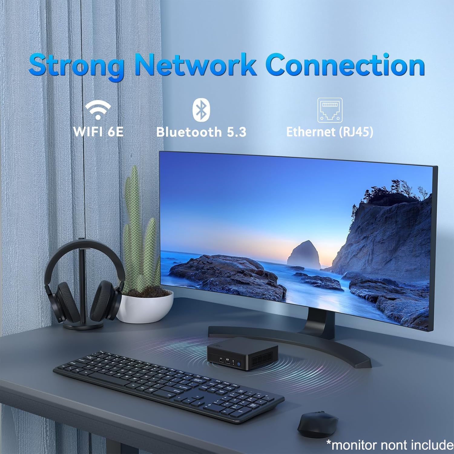 Intel NUC 13 Pro Slim Kit Mini PC (Intel 6-Core i3-1315U, 16GB DDR4 RAM, 1TB SSD) Booksize Business Desktop, Support 4 x 4K Monitors, HDMI, 2x Thunderbolt 4, Wi-Fi 6E, Win 11 Pro, NUC13ANHI3 - ASUS