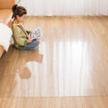 Vinyl Clear Desk Chair Mat for Carpet, Wood/Tile Floor Protector, Kitchen Countertop Mat Tabletop Cover Furniture/Cabinet/Shelf Top Protection Pad, Runner Rug Non-Slip (Color : Clear, Size : 2x8ft