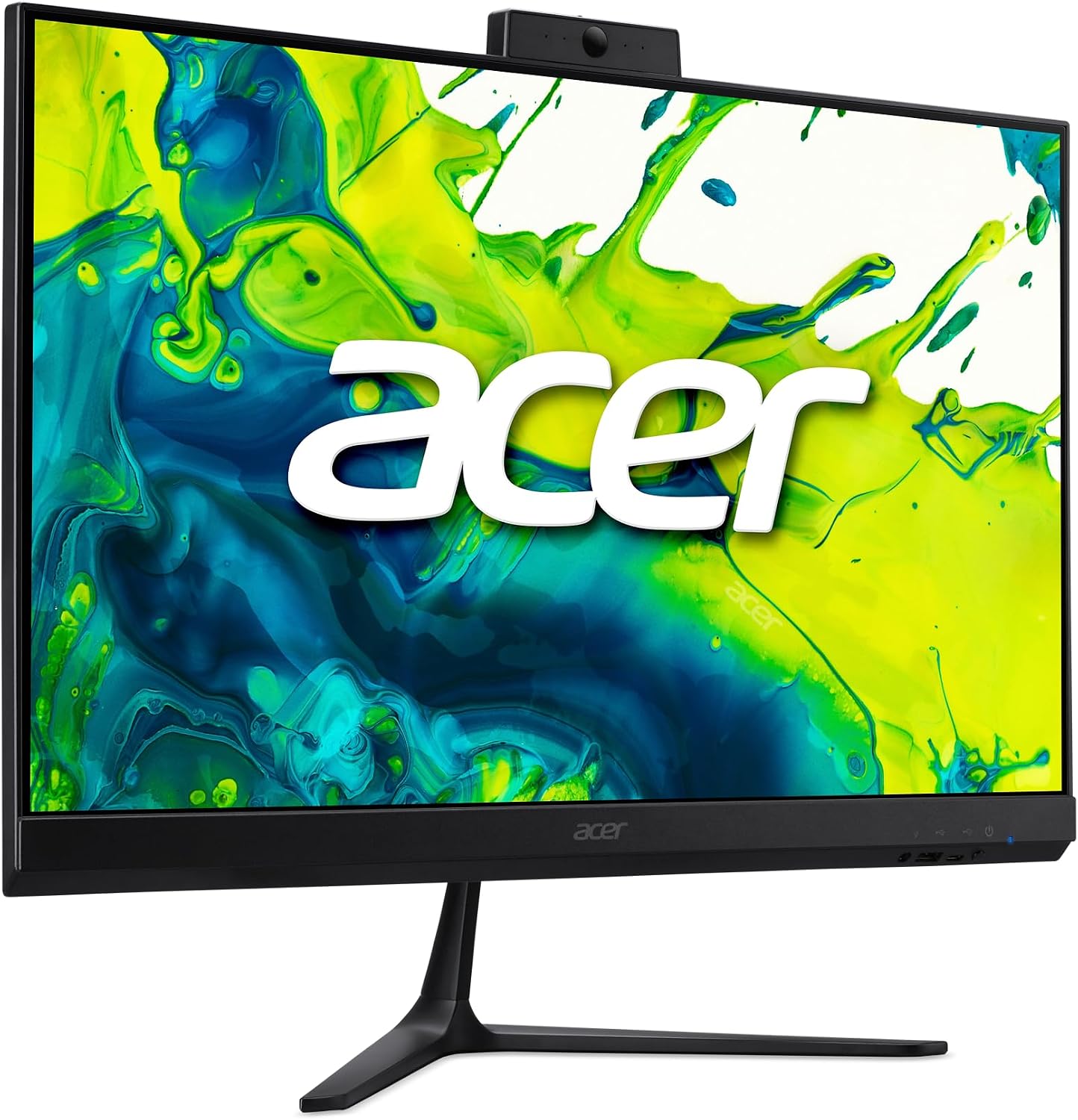 acer Aspire C27 AIO Desktop | 27' Full HD IPS 120Hz Display | AMD Ryzen 5 7430U Hexa-Core Processor | AMD Radeon Graphics | 16 GB DDR4 | 512GB PCIe SSD | Wi-Fi 6 | USB Keyboard & Mouse | C27-2G-UR15