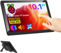 MAGEX 10.1 Inch Touch Screen Monitor with Case - pi screen IPS FHD 1920x1200, 10-Point, pi display with HDMI Dual-Speaker, pi touchscreen for Pi 5/4/3/2/Zero/Win11/10/8/7/VESA, Fan, Stand, Driver-Free