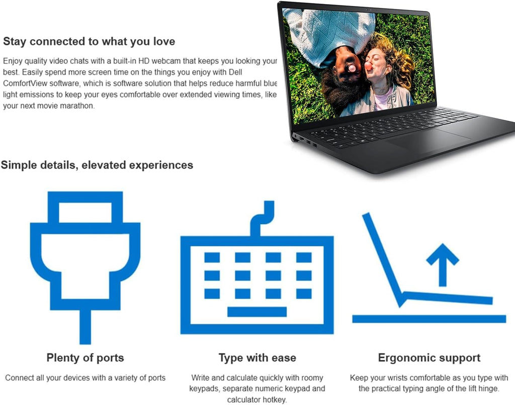 Dell Inspiron 15.6' FHD Touchscreen Laptop, 64GB RAM, 2TB SSD, Speed 8-Core AMD Ryzen 7 7730U (Outperforms Intel i7-1255U in Multitasking), Windows 11 Pro, Long Battery Life, w/WOWPC Recovery USB