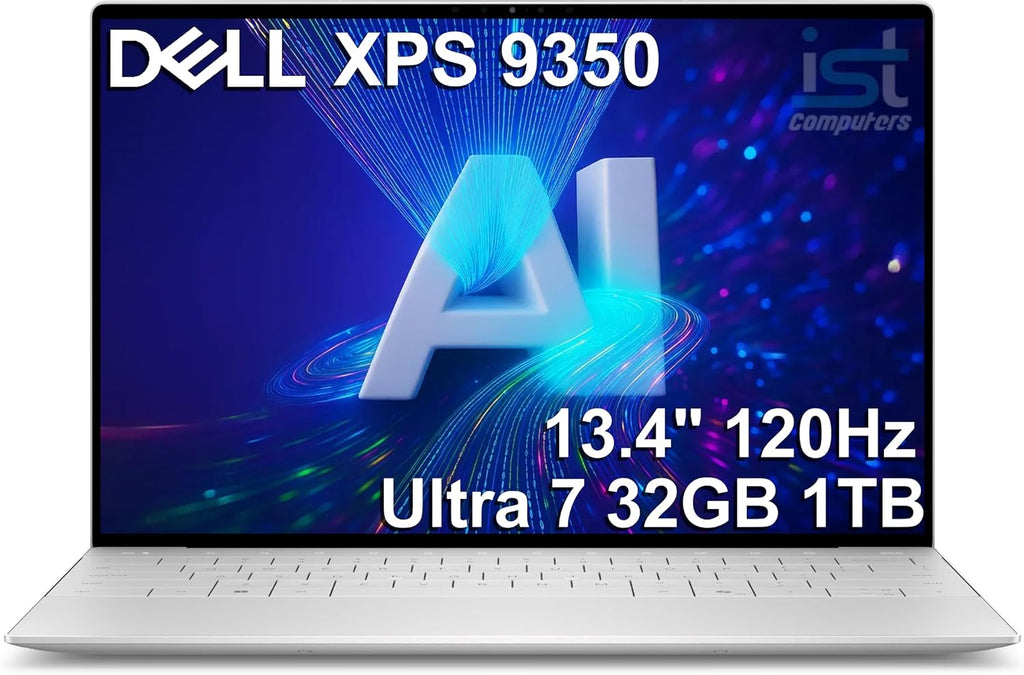 Dell XPS 13 9350 AI PC Business Laptop, (13.4' FHD+ 120Hz, Intel Core Ultra 7 258V, 32GB DDR5, 1TB SSD), 2X Thunderbolt 4, Copilot+ PC, Backlit, 1080p RGB Webcam, FP, Wi-Fi 7, Win 11 Pro, Platinum