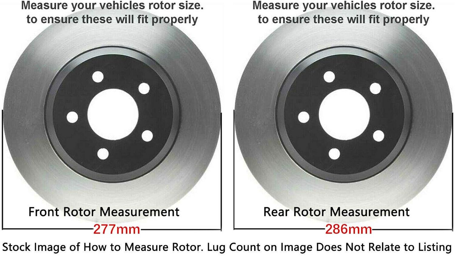 Detroit Axle - Brake Kit for 2008 2009 2010 Subaru Impreza 2.5i Brake Rotors and Ceramic Brakes Pads Replacement: 10.91' inch Front & 11.26' inch Rear Rotors